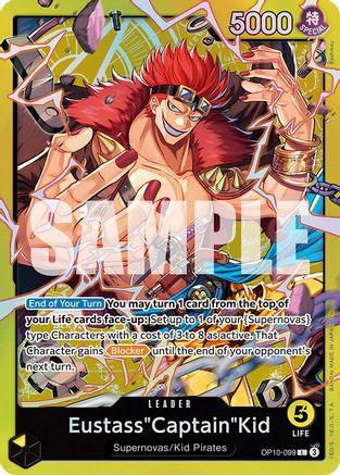 Eustass"Captain"Kid (OP10-099) [Starter Deck 36: YELLOW Eustass"Captain"Kid] Leader