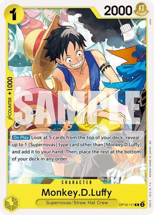 Monkey.D.Luffy [Starter Deck 36: YELLOW Eustass"Captain"Kid] Rare
