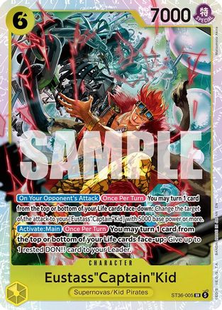 Eustass"Captain"Kid (ST36-005) [Starter Deck 36: YELLOW Eustass"Captain"Kid] Super Rare