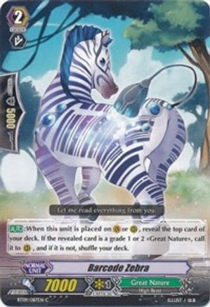 Barcode Zebra (BT09/087EN) [Clash of Knights & Dragons]