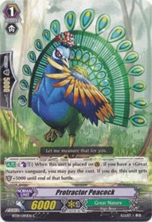 Protractor Peacock (BT09/090EN) [Clash of Knights & Dragons]