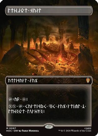 Treasure Vault (Borderless) (Dwarvish) (HOC-097) - The Hobbit: Eternal-Legal Foil