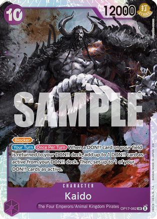 Kaido (062) [The World's Strongest Warriors] Super Rare