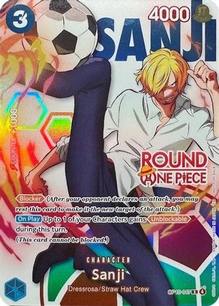 Sanji (Round 1 Promo) [One Piece Promotion Cards] Rare