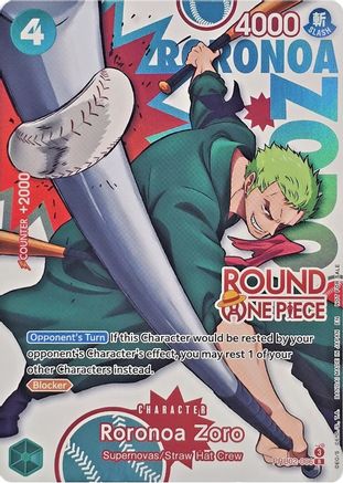 Roronoa Zoro (Round 1 Promo) [One Piece Promotion Cards] Rare