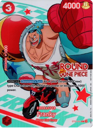 Franky (Round 1 Promo) [One Piece Promotion Cards] Common