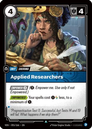 Applied Researchers (055/166) [Vendetta]