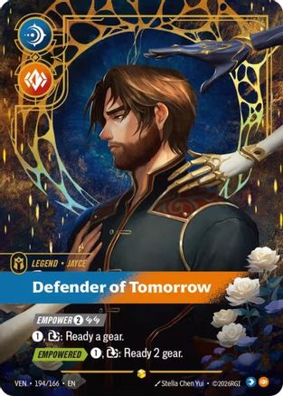 Jayce - Defender of Tomorrow (Overnumbered) (194/166) [Vendetta] Foil