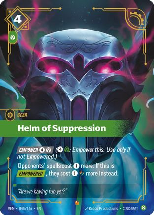 Helm of Suppression (045/166) [Vendetta] Foil