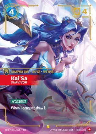 Kai'Sa, Survivor (SP1/006) [Vendetta] Foil
