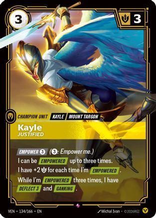 Kayle, Justified (134/166) [Vendetta] Foil