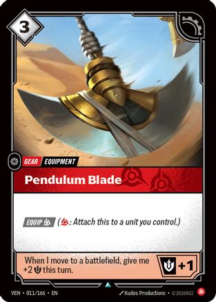 Pendulum Blade (011/166) [Vendetta]