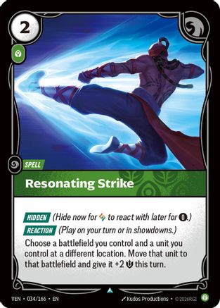Resonating Strike (034/166) [Vendetta]