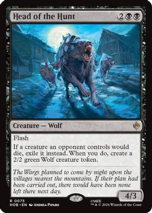 Head of the Hunt (HOB-075) - The Hobbit Foil