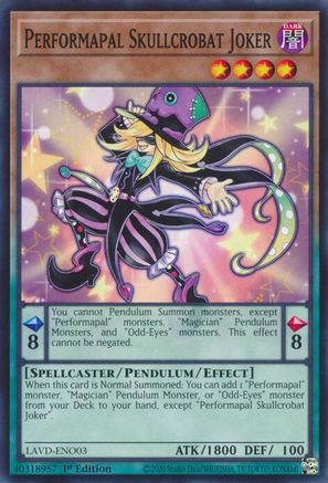 Performapal Skullcrobat Joker [LAVD-ENO03] Common