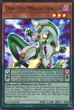 Odd-Eyes Mirage Dragon [LAVD-ENO06] Ultra Rare