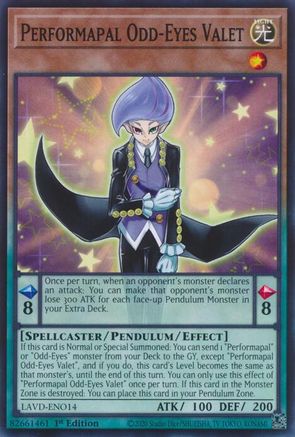 Performapal Odd-Eyes Valet [LAVD-ENO14] Common