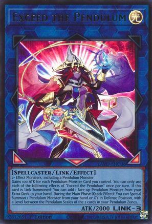 Exceed the Pendulum [LAVD-ENO36] Ultra Rare