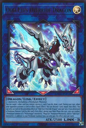 Odd-Eyes Override Dragon [LAVD-ENO38] Ultra Rare