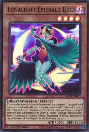 Lunalight Emerald Bird [LAVD-ENL07] Ultra Rare