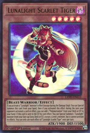 Lunalight Scarlet Tiger [LAVD-ENL13] Ultra Rare