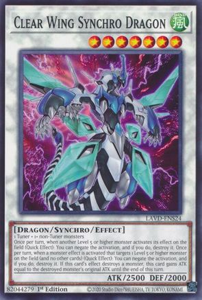 Clear Wing Synchro Dragon [LAVD-ENS24] Common