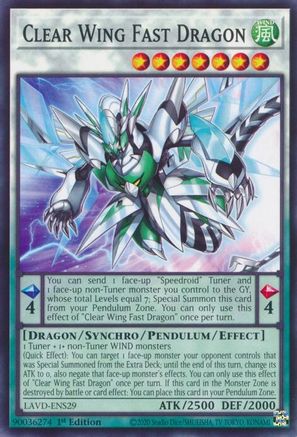 Clear Wing Fast Dragon [LAVD-ENS29] Common