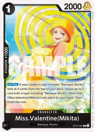 Miss.Valentine(Mikita) (Tournament Pack 2026 Vol. 3) [One Piece Promotion Cards] Rare