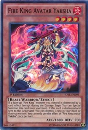 Fire King Avatar Yaksha [JOTL-EN095] Super Rare