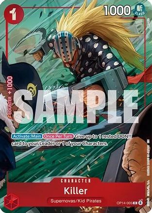Killer (One Piece Card Game Illustration Box Vol. 8) [One Piece Promotion Cards] Common