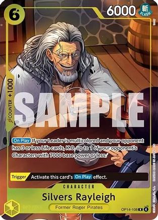 Silvers Rayleigh (One Piece Card Game Illustration Box Vol. 7) [One Piece Promotion Cards] Rare