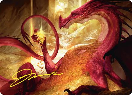 Gleaming Splendor Art Card (Gold-Stamped Signature) (ASHOB-004) - Art Series: The Hobbit