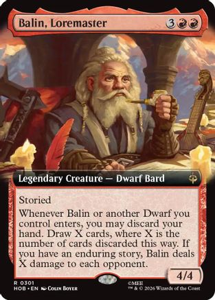 Balin, Loremaster (Extended Art) (HOB-301) - The Hobbit