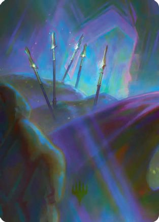 Long-Lost Lances Art Card (7/12) (ASHOB-007) - Art Series: The Hobbit