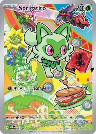 Sprigatito 061/null [ME Mega Evolution Promo] (Holofoil)
