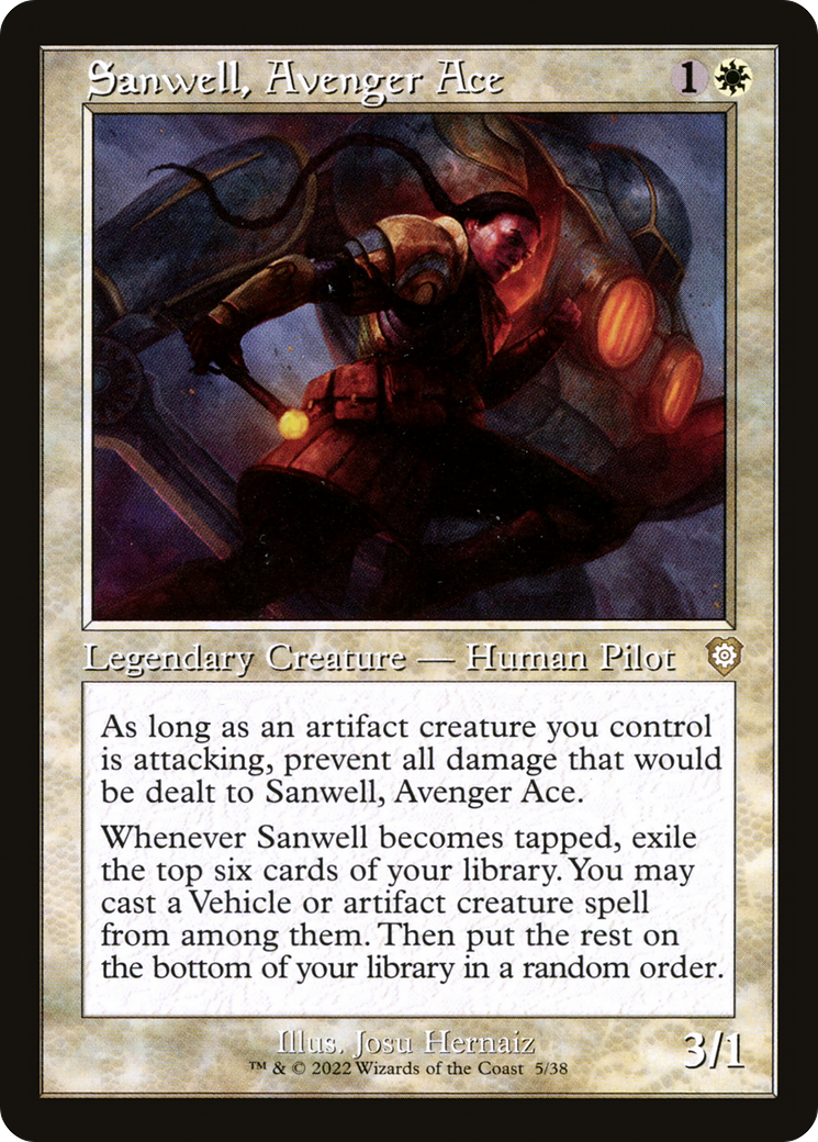 Sanwell, Avenger Ace (Retro) [The Brothers' War Commander]