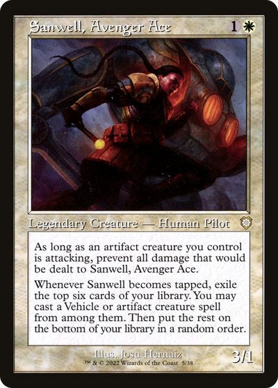 Sanwell, Avenger Ace (Retro) [The Brothers' War Commander]