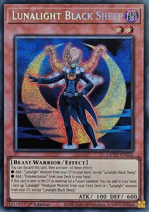 Lunalight Black Sheep (Secret Rare) [LAVD-ENL02] Secret Rare