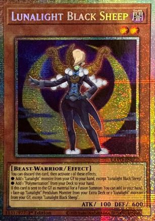 Lunalight Black Sheep (Starlight Rare) [LAVD-ENL02] Starlight Rare