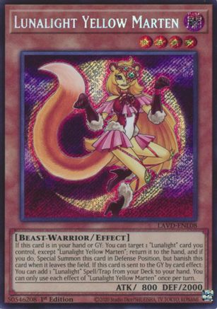Lunalight Yellow Marten (Secret Rare) [LAVD-ENL08] Secret Rare