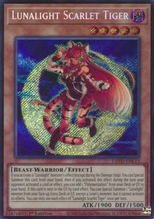 Lunalight Scarlet Tiger (Secret Rare) [LAVD-ENL13] Secret Rare