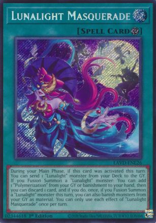 Lunalight Masquerade (Secret Rare) [LAVD-ENL26] Secret Rare