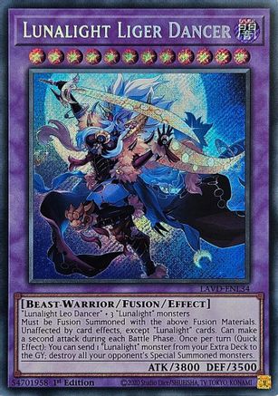 Lunalight Liger Dancer (Secret Rare) [LAVD-ENL34] Secret Rare