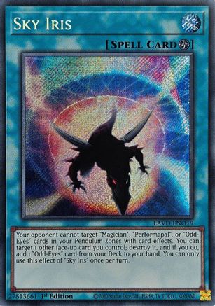 Sky Iris (Secret Rare) [LAVD-ENO19] Secret Rare