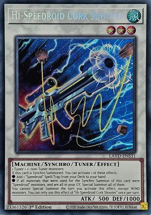 Hi-Speedroid Cork Shooter (Secret Rare) [LAVD-ENS31] Secret Rare