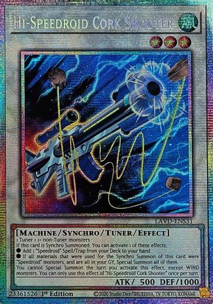 Hi-Speedroid Cork Shooter (Starlight Rare) [LAVD-ENS31] Starlight Rare