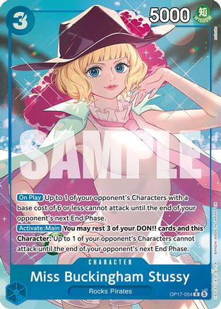 Miss Buckingham Stussy (Alternate Art) [The World's Strongest Warriors] Rare