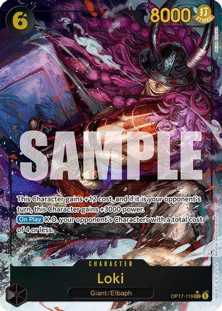 Loki (Alternate Art) [The World's Strongest Warriors] Secret Rare