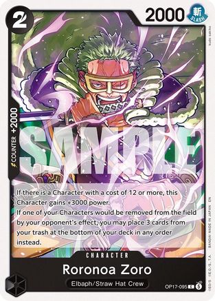 Roronoa Zoro (095) [The World's Strongest Warriors] Common
