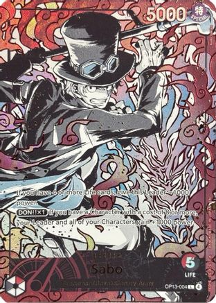 Sabo (English Version 3rd Anniversary Set) [One Piece Promotion Cards] Leader